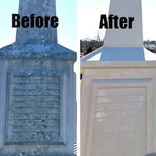 Tall-Church-Steeple-Cleaning-in-Pensacola-Florida 2